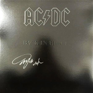 ANGUS YOUNG AC / DC signed autographed album COA Hologram