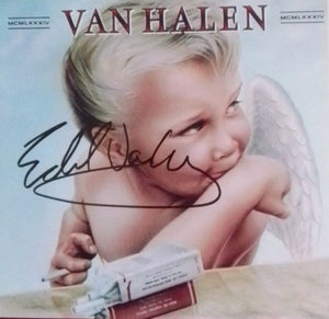 EDDIE VAN HALEN signed autographed album COA Hologram