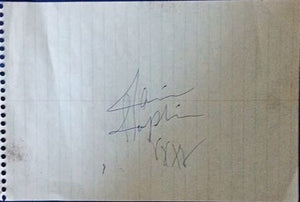 JANIS JOPLIN signed autographed photo COA Hologram
