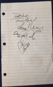 THE WHO band signed autographed photo COA Hologram