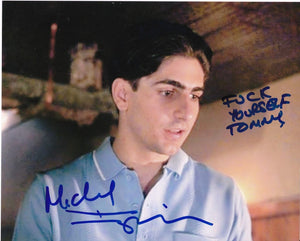 MICHAEL IMPERIOLI "SPIDER" GOODFELLAS "F**K" YOURSELF TOMMY"   signed autographed photo COA Hologram