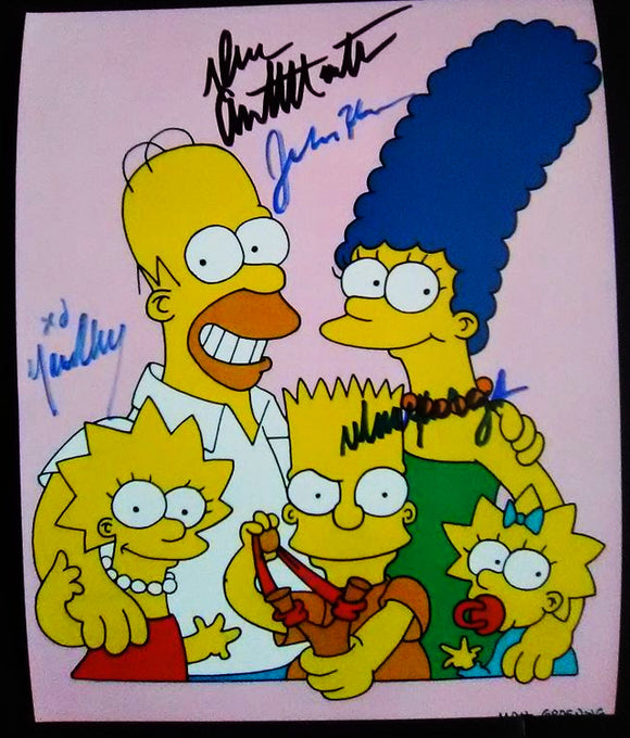THE SIMPSONS signed autographed photo COA Hologram