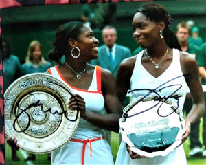 Venus Williams Serena Williams signed autographed photo COA Hologram
