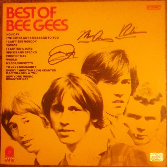 THE BEE GEES signed autographed album COA Hologram