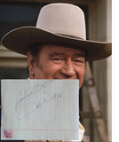 JOHN WAYNE signed autographed photo COA Hologram