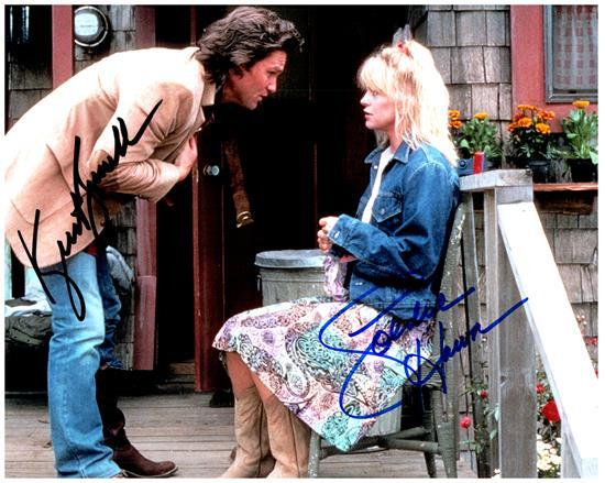 OVERBOARD CAST GOLDIE HAWN WITH RUSSELL signed autographed photo COA Hologram