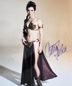 CARRIE FISHER signed autographed photo COA Hologram