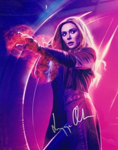 Elizabeth Olsen signed autographed photo COA Hologram