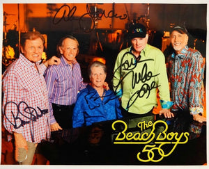 THE BEACH BOYS signed autographed photo COA Hologram