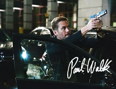 PAUL WALKER signed autographed photo COA Hologram