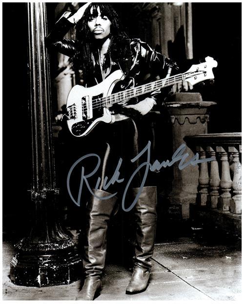 RICK JAMES signed autographed photo COA Hologram