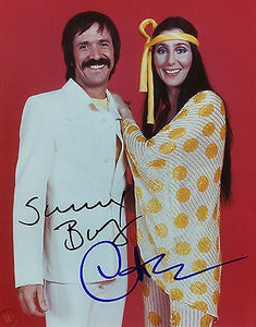 SONNY AND CHER signed autographed photo COA Hologram